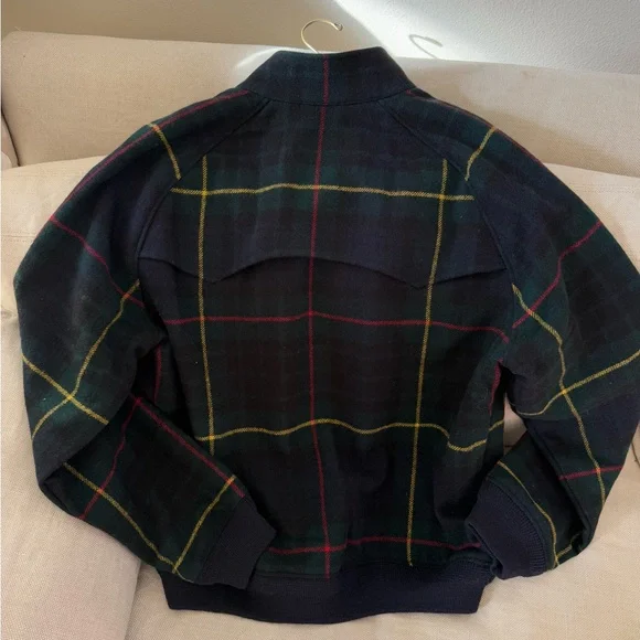 Men’s Polo Ralph Lauren Wool polyester country plaid bomberBrand newSize:LARGE